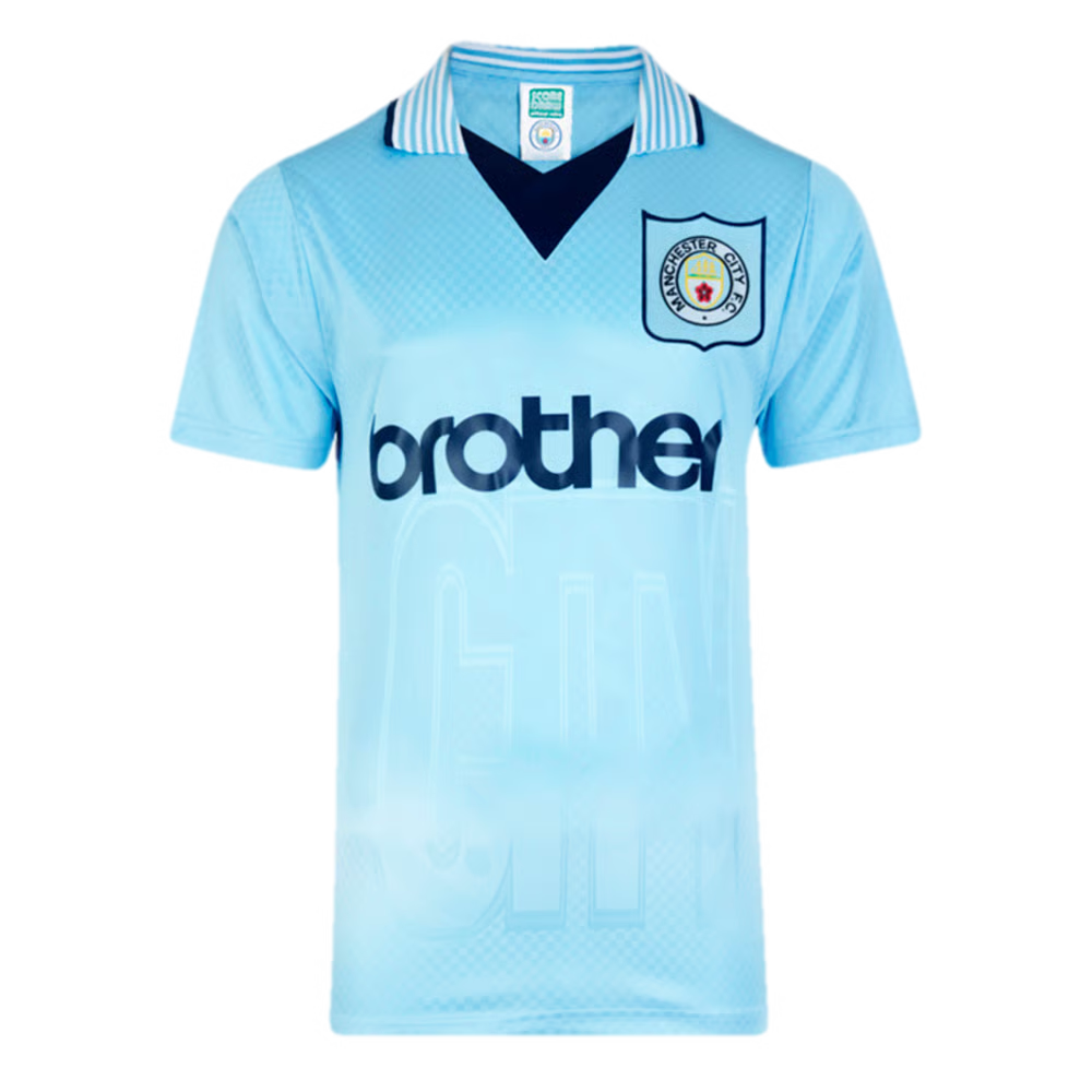 Damen Manchester City 1996 Heim Retro Trikot