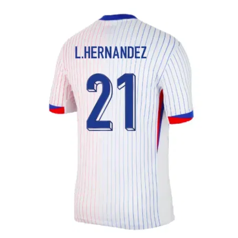 Kinder L.HERNANDEZ Frankreich 2024/25 Auswärtstrikot