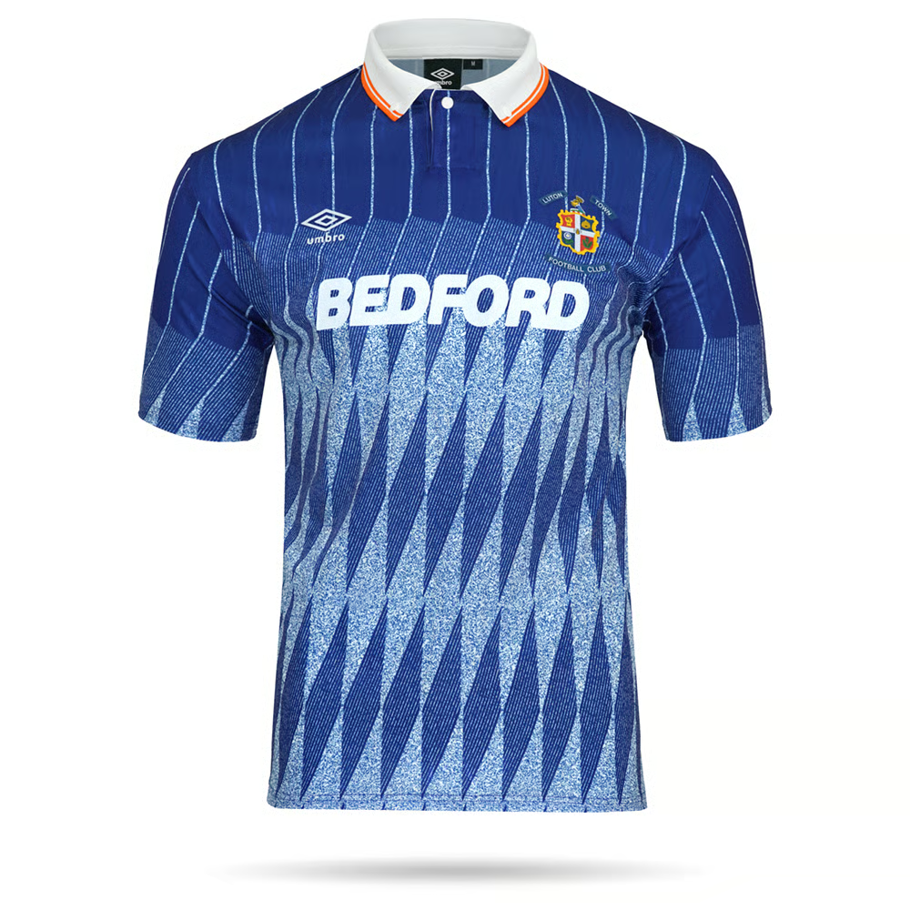 Herren Luton Town 1989/90 Retro Trikot