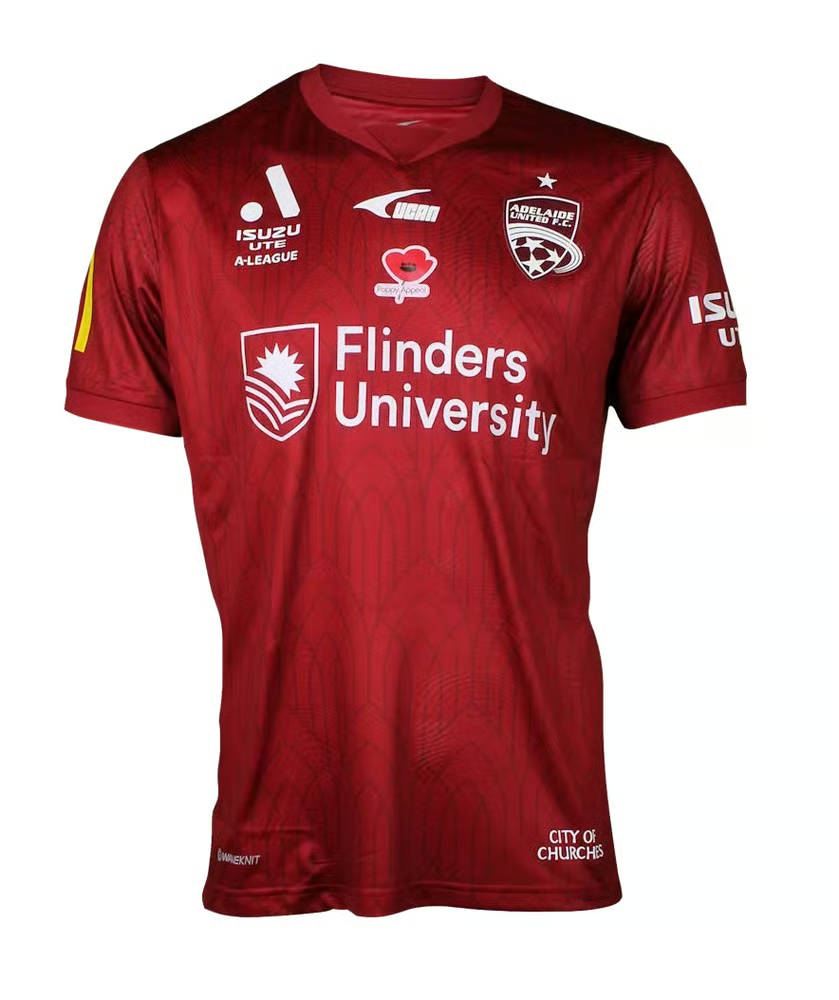 Damen Adelaide United 2024/25 Heimtrikot – Weißes Abzeichen