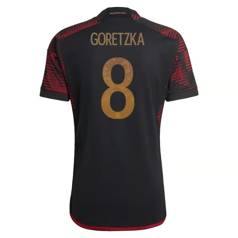 Leon Goretzka #8 Deutschland Auswärtstrikot Weltmeisterschaft 2022