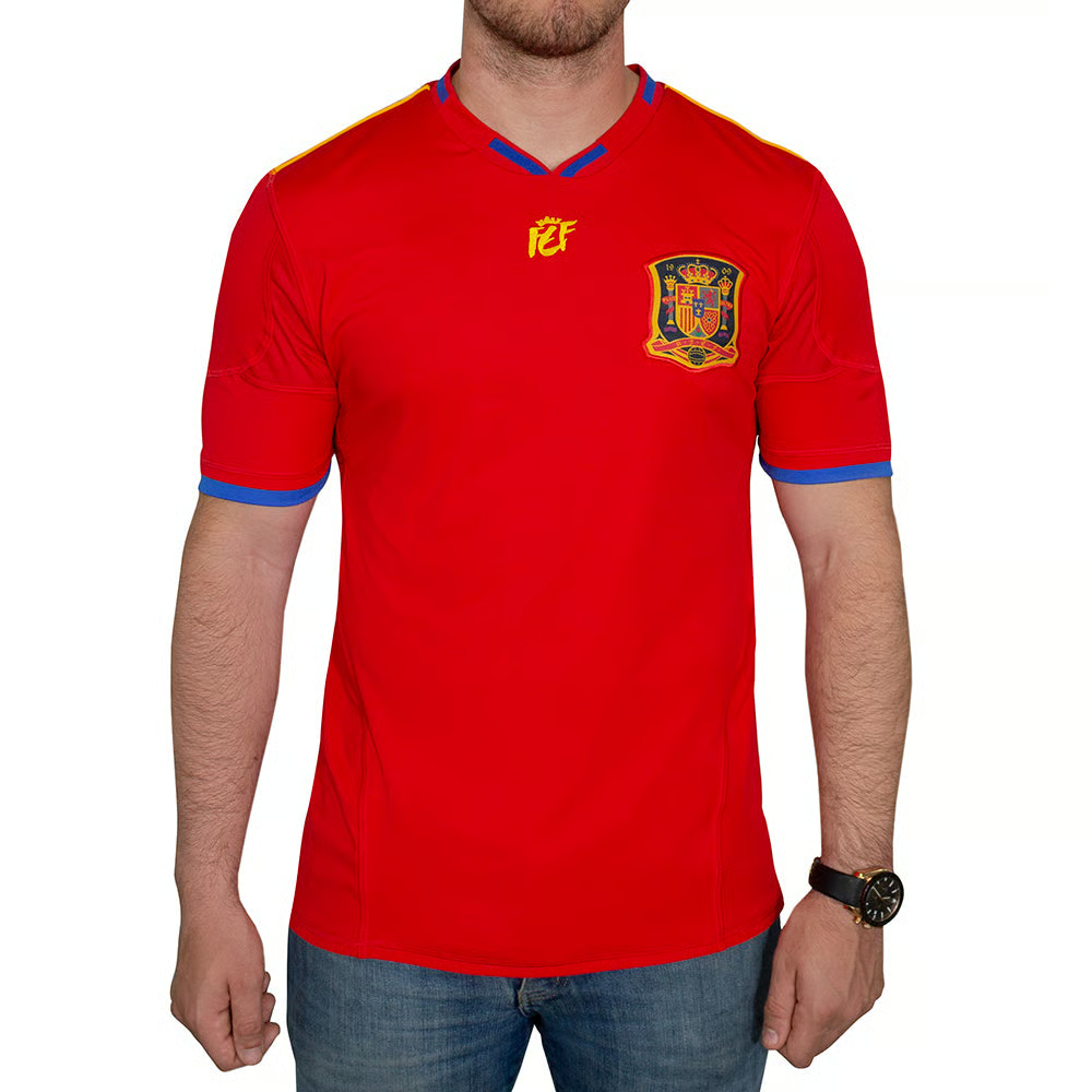 Kinder Spanien 2010 Retro Weltmeisterschaft Jubiläums-Shirt - Rot