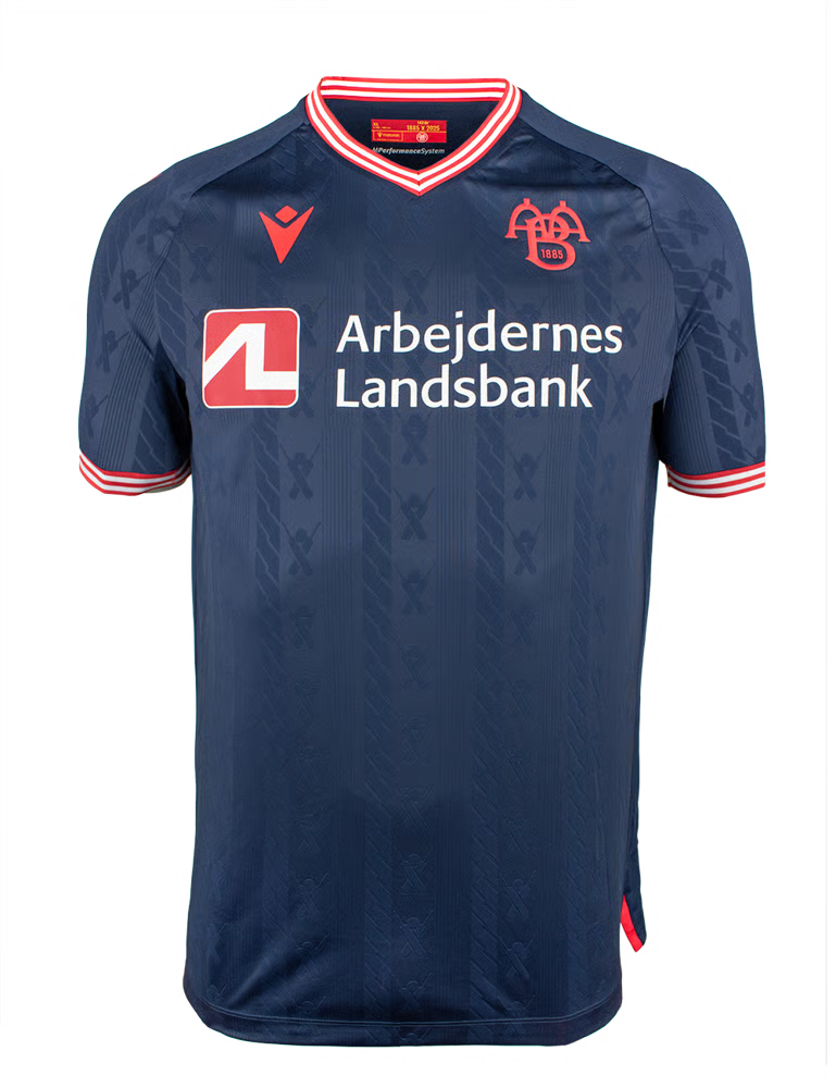 Herren AaB Fodbold 2024/25 Auswärtstrikot