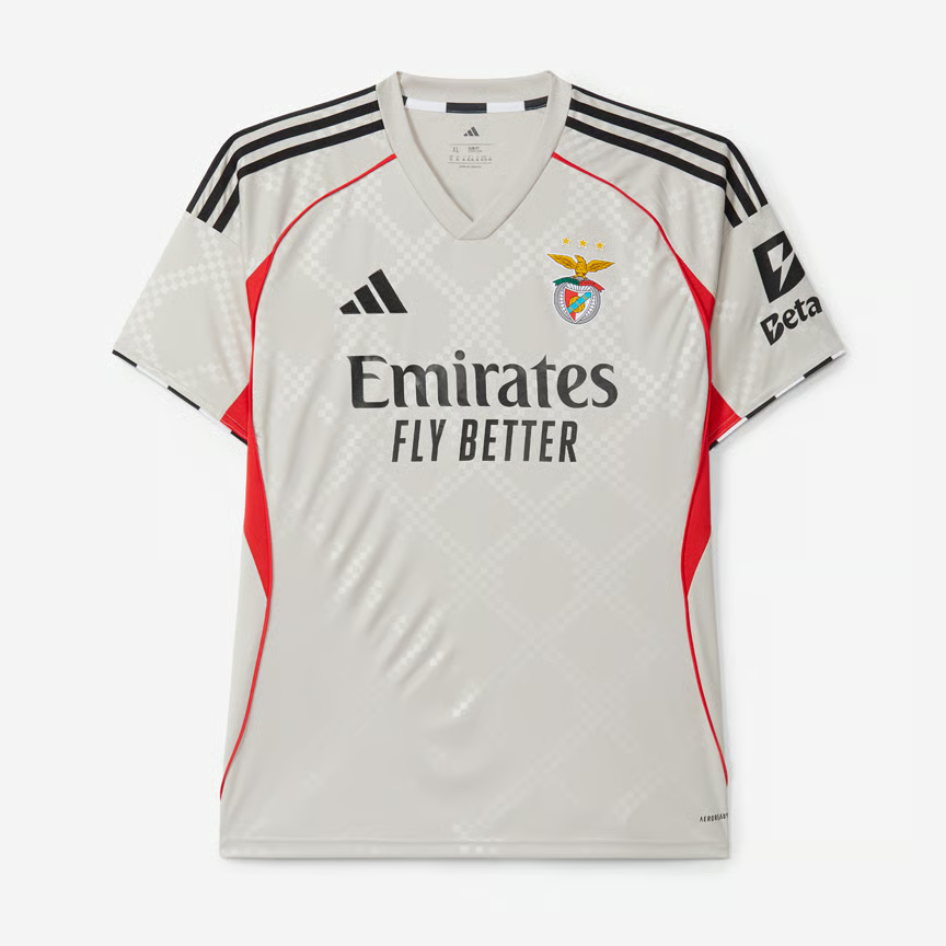 Damen SL Benfica 2025/26 Auswärtstrikot - Beige