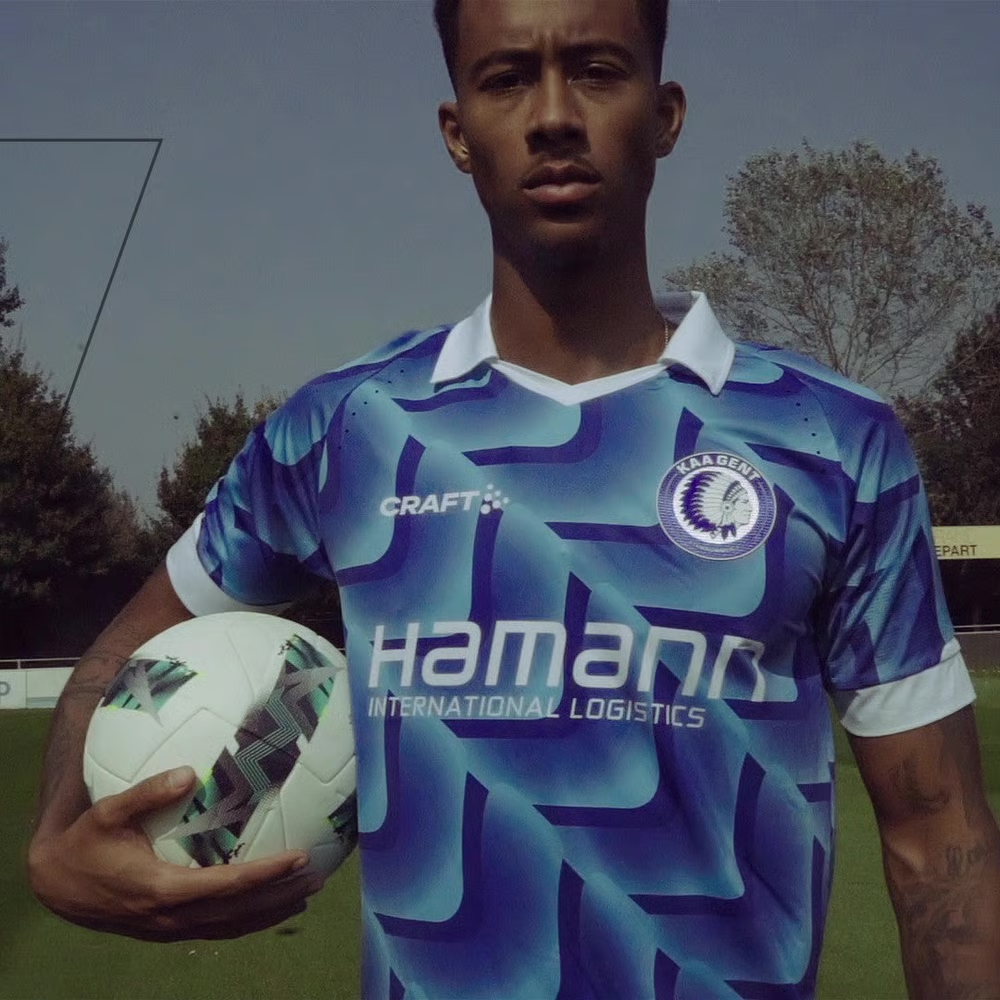 Herren KAA Gent 2024/25 Heim Europäisches Trikot