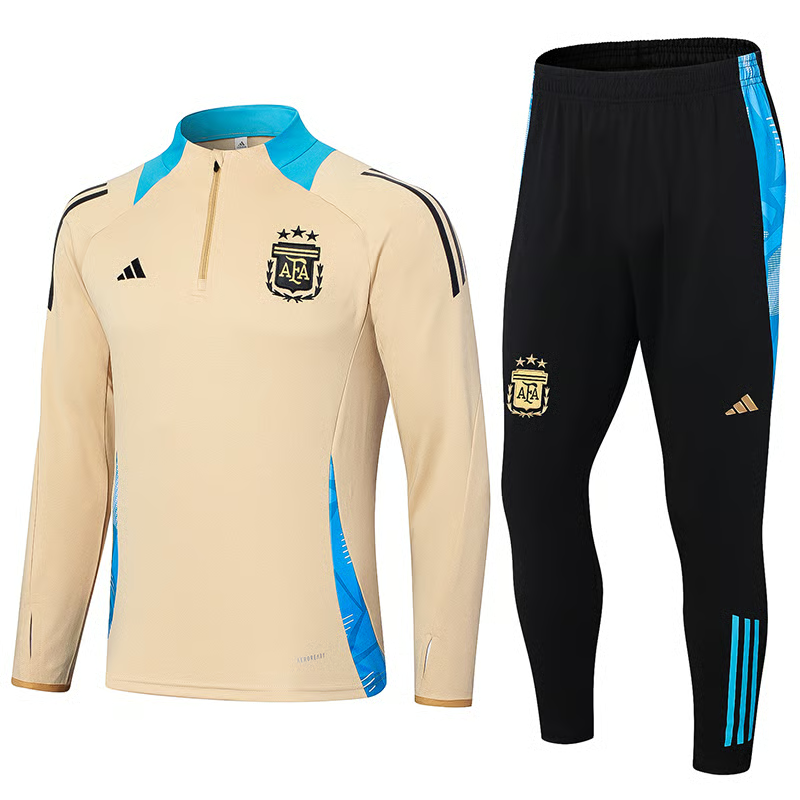 Argentinien Lange Ärmel-Trainingsanzug 2024/25 MEN555