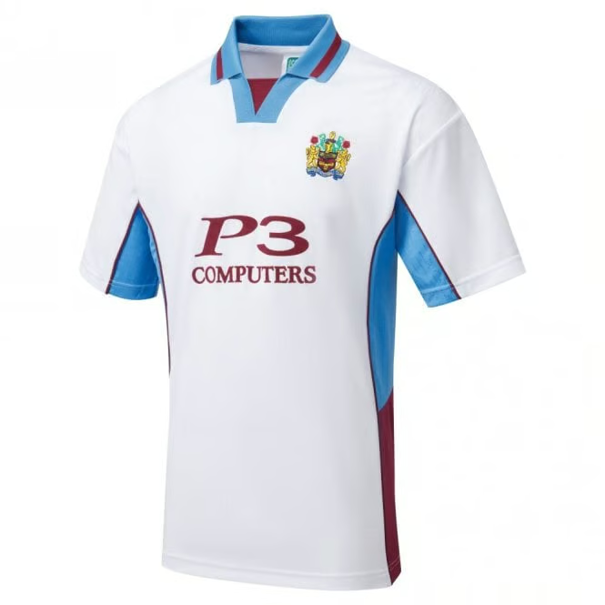 Damen Burnley 2000 Auswärts Retro Trikot