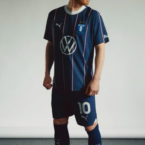 Damen Malmö FF 2024 Auswärtsshort - Blau