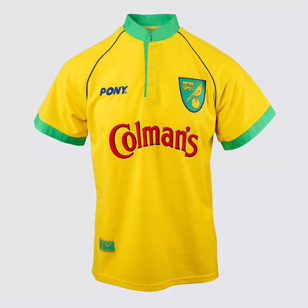 Damen Norwich City 1997/99 Heim Retro Trikot