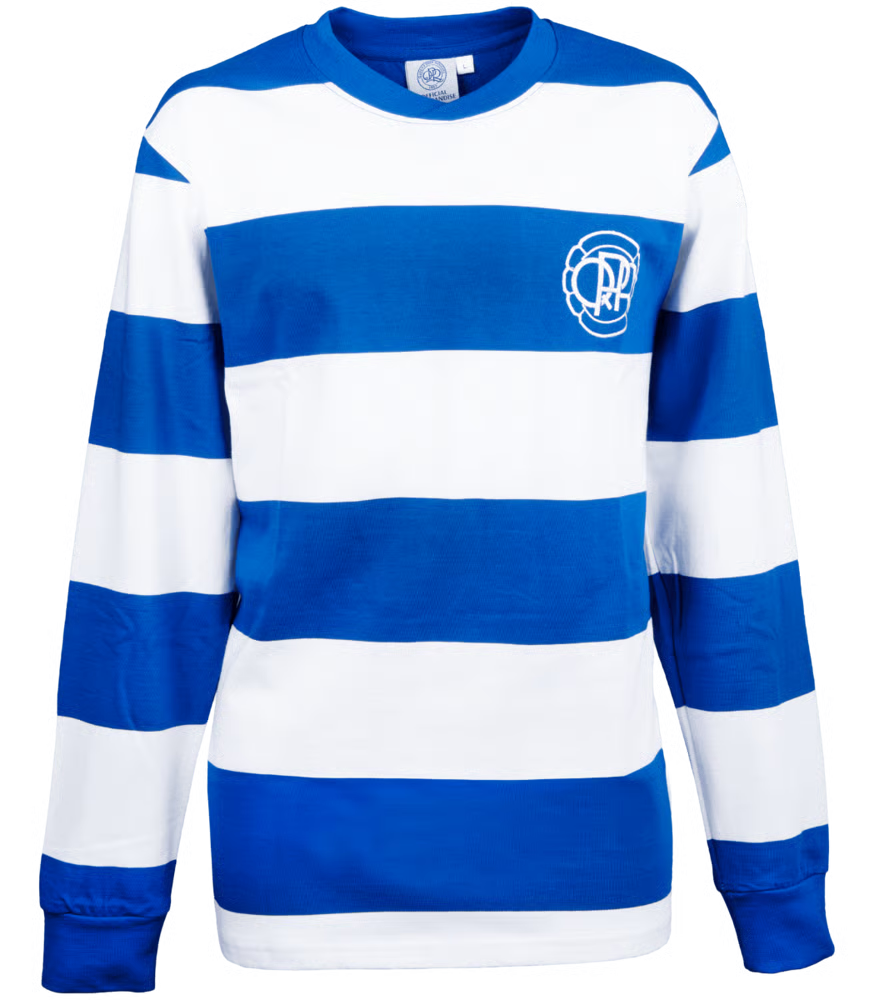 Damen Queens Park Rangers 1975/76 Heim Retro Langarmtrikot #10