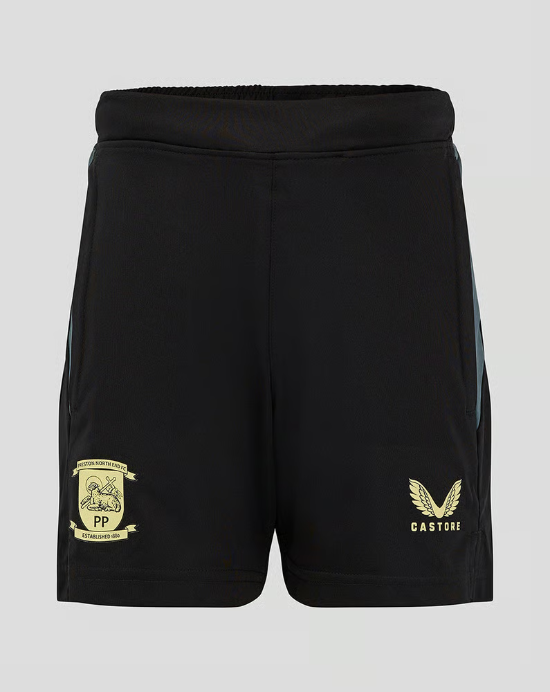 Kind Oxford United 2024/25 Dritt Authentische Trainingsshorts - Schwarz