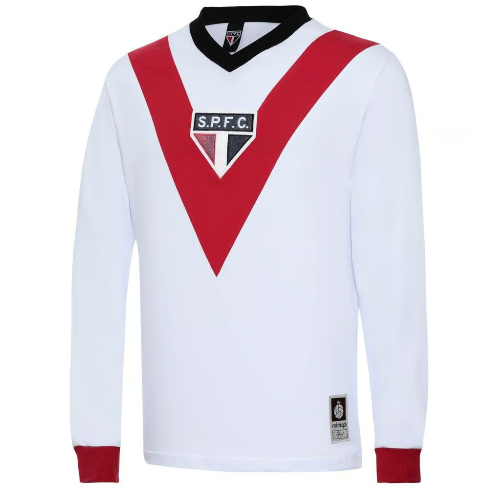 Damen São Paulo 1930 Retro Langarmtrikot