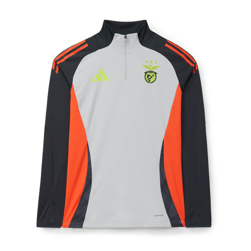 Damen SL Benfica 2024/25 Drittes Authentisches Trainings-Langarmtrikot - Grau