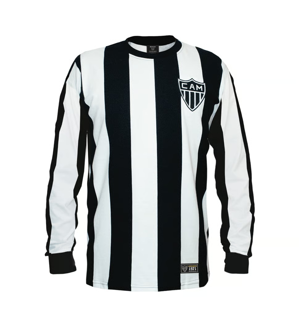 Damen Atlético Mineiro 1971 Retro Langarmtrikot