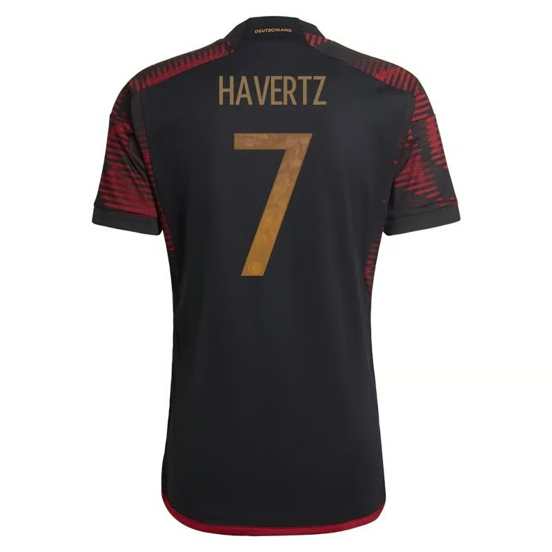 Kai Havertz #7 Deutschland Auswärtstrikot Weltmeisterschaft 2022