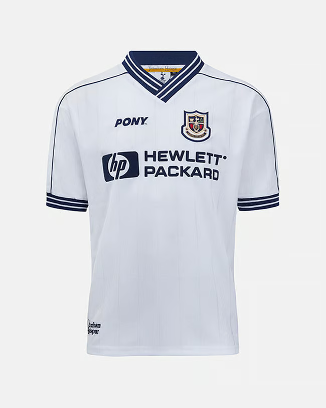 Kinder Tottenham Hotspur 1997 Heim Retro Pony Trikot